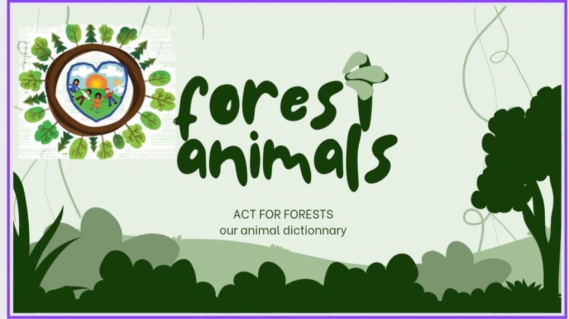 İngilizce Resimli Orman Hayvanları Sözlüğü